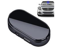 Solar Powered Anti-Theft Car Light - LED Flashing Security Lamp | ABS Material, Night Flash Simulation, Double-Sided Tape Installation for Cars Trucks Vehicles Automotive Theft Prevention Safety