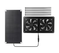 Solar Powered Attic Fan - 10W 12V High Efficiency Solar Panel