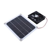 Solar Powered Attic Fan System, Powerful Vent Fan and 10W Solar Panel Set for Green House, Attic, Gable, Warehouse Cooling Ventilation
