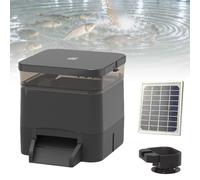 Solar Powered Automatic Fish Feeder with Remote Control via Mobile App, Large Capacity for Outdoor Ponds