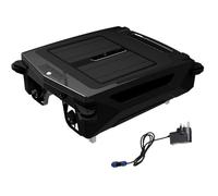 Solar Powered Automatic Robotic Pool Cleaner, Cordless Vacuum with APP Control for Above-Ground Pools, Efficient Cleaning up to 861 Sq.ft, 5H Runtime, Self-Parking Feature