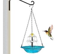 Solar Powered Bird Bath Hangable Water Fountain Birdbath