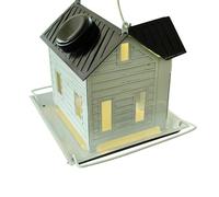 Solar Powered Bird Feeder - Hanging Bird Feeder with LED Bird with LED Light | Decorative Garden Bird Seed Feeder, Illuminated Lantern Feeder for Backyard, Patio or Lawn, Attracting