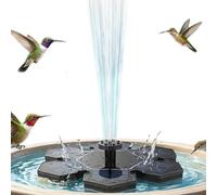 Solar Powered Birdbaths Fountain,Floating Portable Adjustable Spray Pump | Standing Solar Water Fountain - for Outdoor Outdoors in the Pond and Pool Garden Water Feature Hummingbird Woman Man