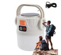 Solar Powered Camping Lights | Outdoor Lamp for Hiking, Rechargeable Lamp for and Hiking