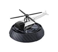 Solar Powered Car Air Freshener - Rotating Solar Aromatherapy Airplane | Vehicle Fragrance Diffuser Ornament for Hiking Business Interior Travel Vacation Office Home