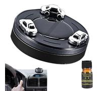 Solar Powered Car Aromatherapy - Car Model Air Freshener Spinner Dashboard Rotating Perfume Diffuser, Solar Car Deodoriser Ornament, Sunlight Fragrance Circulation Toy for Vehicles and