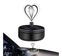 Solar Powered Car Aromatherapy Heart Shaped Auto Freshener Solar Energy