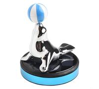 Solar Powered Car Aromatherapy Machine with Sea Lion Figure, Dashboard Air Freshener Decor, Energy Saving Rotatable Scent Diffuser for Vehicle(Blue)
