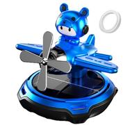 Solar Powered Car Aromatherapy,Rotating Airplane Car Perfume Diffuser Cartoon Shape - Automotive Perfume Diffuser For Bedroom, Home