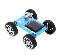 Solar Powered Car Assembly Kit, Solar Powered Car Model Kit Diy Science Experiment Vehicle Educational Teaching Aid for Schools Creativity and Interest in Technology
