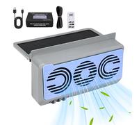 Solar Powered Car Exhaust Fan Promoting Air Circulation, Vehicle Air Circulator, Solar Car Window Fan, No-Tool Setup Convenience, Quiet And Efficient Blowing, 23.5cm, For Vehicle Cooling Accessory