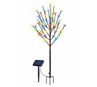 Solar-Powered Cherry Flower Tree with Stake Lights - 120cm [EEK: A]