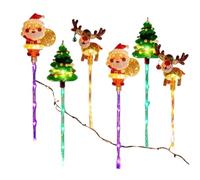 Solar Powered Christmas Lights, Waterproof, 47cm, Inserted Christmas Decorative Lights, Holiday Yard Stakes, Charming Design, Great for Pathways and Lawns