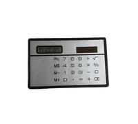 Solar-Powered Credit Card Calculator 8-Digit Ultra-Thin ABS for Office Travel School Use Thin Card Calculator