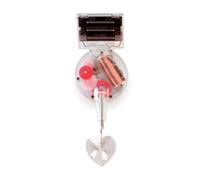 Kikkerland Solar-Powered Heart Rainbow Maker with Crystal, Multicolor, 1 EA, One Size