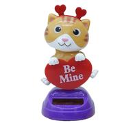 Solar Powered Dancing Animal Ornament Animals - ABS 11x5cm | Shaking Head Car Dashboard Ornaments Solarr Dancer Figure Animated | Window Sun Catcher Decoration For Car Offic