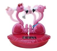Solar Powered Dancing Animals, Solar Flamingo | Dashboard Ornaments - Car Shaking Head Dashboard Decoration Toy for St