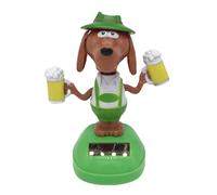 Solar Powered Dancing Dog - Animal Dancer Dancing Figures | Swinging Animated Bobble Head Dancer Toy | Solar Dancing Dog for Car Dashboard | Solar Powered Dancing Figures for Home Decor