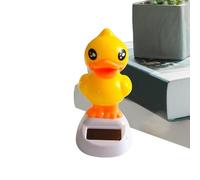 Solar Powered Dancing Duck - Solar Yellow Duck | Cute Animal Dolls Ornaments Car Dashboard Figure for Kids, Automotive, Landscape