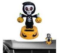 Solar Powered Dancing Figures,Swinging Dancer Ornaments | Animated Halloween Cartoon Dashboard Accessories for Living Room Road Trip Bedroom Vehicle Auto Home Truck Automotive
