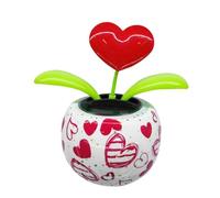 Solar Powered Dancing Flower - Solar Dancing Flowers Shaking Head Car Ornaments - Small Gadget Decor - Solar Powered Car Toy For Car Office Desk Decoration Shaking Floral Dashboard Car Decor