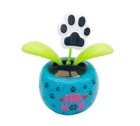 Solar Powered Dancing Flower Toy, Solar Dancer Figure, Solar Swinging Flip Flap Flower Animated Bobblehead Dancer Toy, Car Windowsill Decoration Desktop Solar Dancing Ornament Sun Catcher