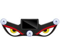 Solar Powered Devils Eyes LED Car Light, Solar Demon Eye LED Car Window Light,USB-C Rechargeable,5 Modes,Suction Mount,for Cars Windshield Rear Window(Style 3)