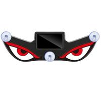 Solar Powered Devils Eyes LED Car Light Solar Devil Eye LED Warning Light Wireless No Drill USB-C Rechargeable 5 Modes for Cars Windshield Rear Window(Style 2)