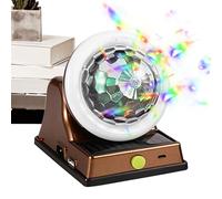 Solar Powered Disco Light - RGB LED Magic Ball, Color-Changing | Outdoor Atmosphere Lamp for Garden, Patio, Lawn | Solar Charging Waterproof Decoration for Weddings, Parties, and Events