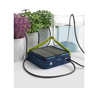 Solar Powered Drip Irrigation System, Automatic Garden Watering Kit for Potted Plants, Balcony, Plant Bed, Green House Solar Drip Irrigation Kits Watering System (Blue)