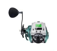 Solar Powered Electric Reel Real Time Temp Display Boat(Green-Left)