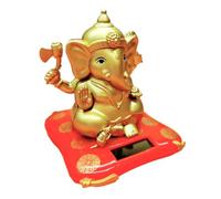 Solar Powered Elephant - Funny Dancing Dashboard Toy, Lightweight Swinging Hand Figurine | Long Lasting Automatic Dancer Toy, Movement Display for Car Tabletop Home Kid Entertainment