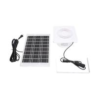 Solar Powered Exhaust Fan, 6W Weatherproof Ventilation | Efficient airflow, easy installation, ideal for greenhouses, plastic and aluminum, suitable for chicken coops