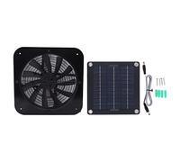 Solar Powered Exhaust Fan Efficient Quiet Portable Green Energy for Outdoor