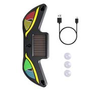 Solar Powered Eyes Warning Light - LED Dynamic Solar And USB Powered Warning Decoration, Car Rear Window Display, Night Bike Tail Lamp | Intelligent Light Sensor Induction Module Designed to Activate