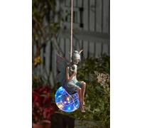 Solar Powered Fairy Fantasy Rope Light- Automatically Lights up at Night to cast a Gentle, Atmospheric Glow, Bronze- Effect