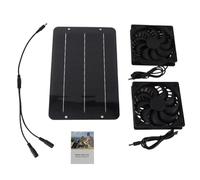 Solar Powered Fan for Outdoor Use - Solar Ventilation Fan for Stable Buildings | Lightweight Quiet Powerful Cooling Ventilation for Picnic Camping Backpacking and