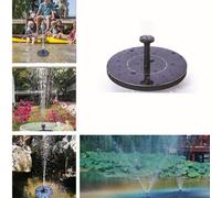 Solar Powered Floating Pump Water Fountain Birdbath Home Pool Garden Decor