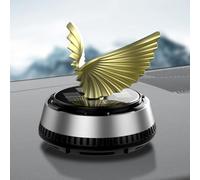 Solar Powered For Eagle Car Freshener Diffuser Compact and Convenient for a Refreshing Journey (gold)