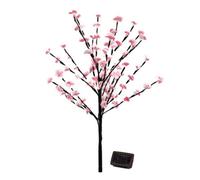 Solar Powered Garden Stake Cherry Blossom Tree With Lights Outdoor Pink