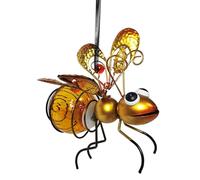Solar-Powered Hanging Bee Light, LED Hanging Solar Dragonfly Decoration, Outdoor Waterproof Simulation Honey Bees, Patio Yard Butterfly Sculptures, Waterproof And Aesthetically Pleasing