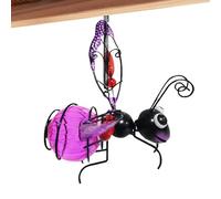 Solar-Powered Hanging Bee Light, LED Hanging Solar Dragonfly Decoration, Outdoor Waterproof Simulation Honey Bees, Patio Yard Butterfly Sculptures, Waterproof And Aesthetically Pleasing