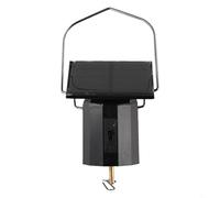 Solar Powered Hanging Wind Motor with Flexible Attachment Features, Generates Gentle Rotations and Soothing Outdoor Sound Effects