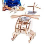 Solar Powered Helicopter Kit, Physics Experiment Playset, Interactive Assembly Toy, Compact Educational Model, Ideal for Enthusiasts, School, Homeschool, Educators, Girls and Boys Instructors