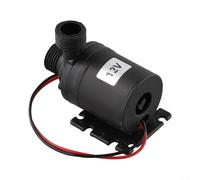 Solar Powered Hot Water Circulating Pump Kit DC 12V 24V with Brushless Motor for Quiet 30dB Water Circulation Suitable for Heating and Cooling Systems (12V)