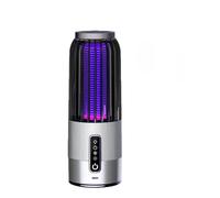 Solar Powered Insect Killer, 2 in 1 Mosquito Trap with LED Light,Electric Mosquito Lamp Mosquito Repellent Insect Catcher,UV Light Zapper Bug Traps Catcher for Fruit Flies,Gnat,Moth Flying(Silver)