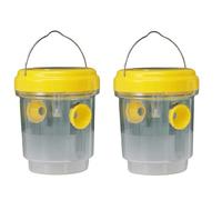 Solar Powered Intelligent for Outdoor Use Garden Device 2PCS (Yellow, A)