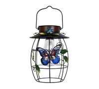 Solar Powered Landscape Lights - Decorative Solar Powered Butterfly Lights for Gardens | Waterproof and Durable Outdoor Villa Grid Light, Stylish Iron Art & Lightweight Design
