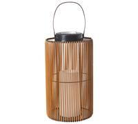 Beliani Solar Powered Lantern MACHILI 53 cm Brown, Brown